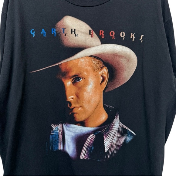 Garth Brooks Fresh Horses 1996 Country Concert Tour Shirt Size XL Vintage 90s - Picture 3 of 8